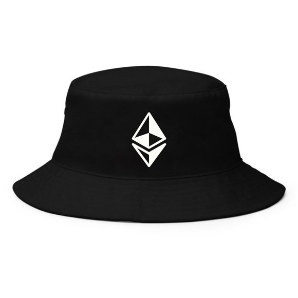 Ethereum Bucket Hat, ETH Hat, Cryptocurrency, Crypto - Picture 1 of 1